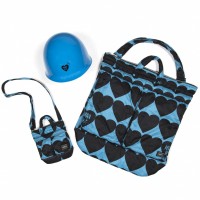 ヒューマン メイド（HUMAN MADE®）「2WAY HELMET BAG + ヘルメット」（5万6,000円）、「2WAY HELMET BAG MINI」（2万8,000円）