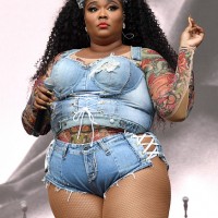 PHILADELPHIA, PENNSYLVANIA - SEPTEMBER 01: Lizzo performs onstage during Made In America - Day 2 at Benjamin Franklin Parkway on September 01, 2019 in Philadelphia, Pennsylvania.