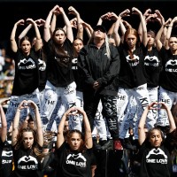 MELBOURNE, AUSTRALIA - SEPTEMBER 28: Tones and I performs during the 2019 AFL Grand Final match between the Richmond Tigers and the Greater Western Sydney Giants at Melbourne Cricket Ground on September 28, 2019 in Melbourne, Australia.