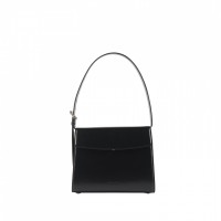 「GHOST M TOP HANDLE BAG（ブラック/シャイニーボックスカーフ）」（25.5×21.5×9.5cm/17万円）
