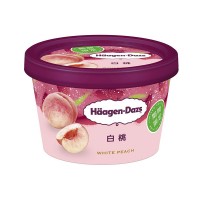 ハーゲンダッツ ミニカップ「白桃」（希望小売価格 税抜き 295円）