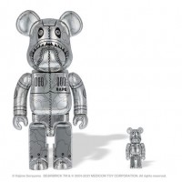 BE@RBRICK SORAYAMA × BAPE(R) CAMO SHARK 100% ＆ 400% SILVER  2万8,600円(税込)