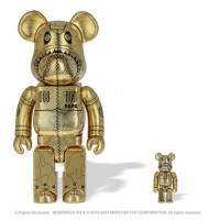 BE@RBRICK SORAYAMA × BAPE(R) CAMO SHARK 100% ＆ 400%  GOLD 2万8,600円(税込)