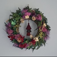 < Limited Christmas Wreath > Price: 2万7,500円（税込） Size: 直径約30cm 1サイズのみ