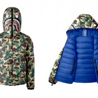 CANADA GOOSE ABC CAMO CROFTON SHARK HOODIE FOR BAPE(R) x CONCEPTS COLOR: GREEN x BLUE(BAPE(R)限定カラー)