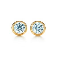 エルサ・ペレッティ™ ダイヤモンド バイ ザ ヤード™ ピアス 18K イエローゴールド、ダイヤモンド(0.18carat～) 40万円台～