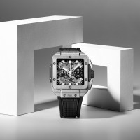 HUBLOT Square Bang Unico Titanium