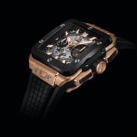 HUBLOT Square Bang Unico Gold Ceramic