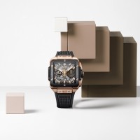 HUBLOT Square Bang Unico Gold Ceramic