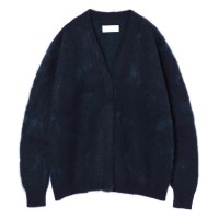 Wool Mohair Floral Knitted Cardigan 税込8万2,500円（Navy）