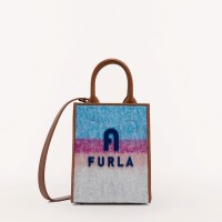 FURLA OPPORTUNITY MINI TOTE N/S W16 X H20 X S10／ウール カラー：TONI MARSHMALLOW+COGNAC h 5万2,800円（税込）