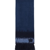 Wool Mohair Knitted Scarf 税込4万1,800円（Blue）