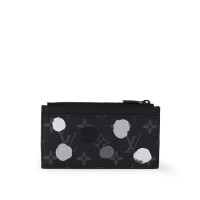 Coin Card In Monogram Eclipse Canvas With Painted Dots Print Louis Vuitton X Yayoi Kusama