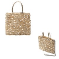 ＜ANTEPRIMA/WIREBAG／アンテプリマ/ワイヤーバッグ＞PERLA GLITTER ミニバッグ 5万5,000円(税込)