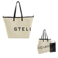 ＜STELLA McCARTNEY／ステラ マッカートニー＞ロゴキャンバス トートバッグ 14万9,600円