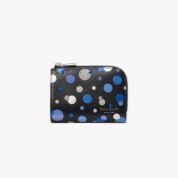 ＜kate spade new york／ケイト・スペード ニューヨーク＞ デヴィン スペースドット スモール コンパクト ウォレット 2万7,500円 (素材:牛革／H9×W12×D3cm)