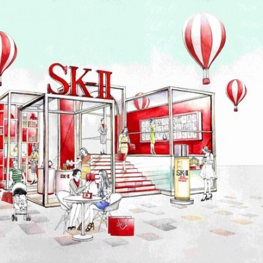 SK-IIがピテラのテーマパーク開催。美肌レッスン＆すっぴんギャラリー登場