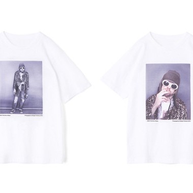 梨花と野口強がメゾンドリーファーでコラボ。カート・コバーンをTシャツにプリント