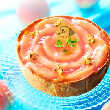 パブロ、夏限定で桃×ヨーグルトのチーズタルトを発売