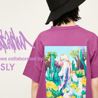 SLY（スライ）が 画家・小澤雅志氏とコラボ。Tシャツやトートバッグなどを発売