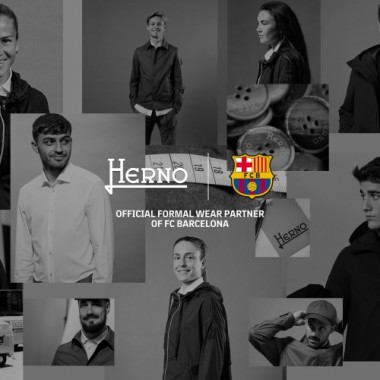 ヘルノFCバルセロナの公式ウエアをデザイン。公式フォーマルウエアのパートナーシップ契約を締結