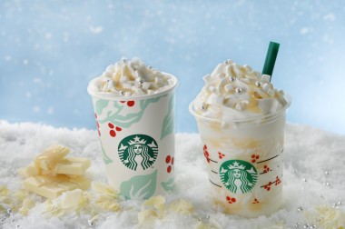 スタバのクリスマスドリンク第2弾! 白銀世界をイメージした「ホワイト チョコレート スノー / フラペチーノ®」発売