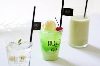 BOTANIST Tokyo限定メニュー。初夏の緑のように爽やかなボタニカルドリンク