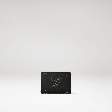 ゴールドカラーのスタッズでモノグラム・パターンを描いたルイ・ヴィトンの新作バッグ&財布
