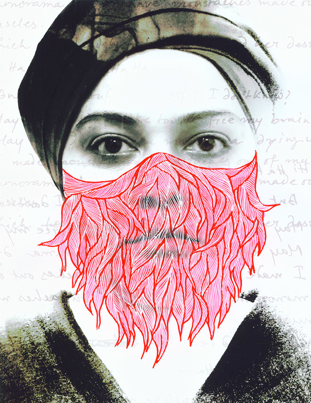 Piyali Sadhukhan Camouflaged (idea sketch), 2012