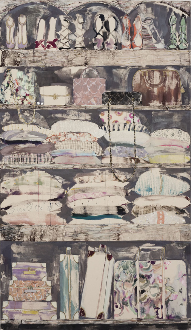 佐藤翠Shelf IV2009194.0 x 112.0 cmacrylic on cotton,aluminum