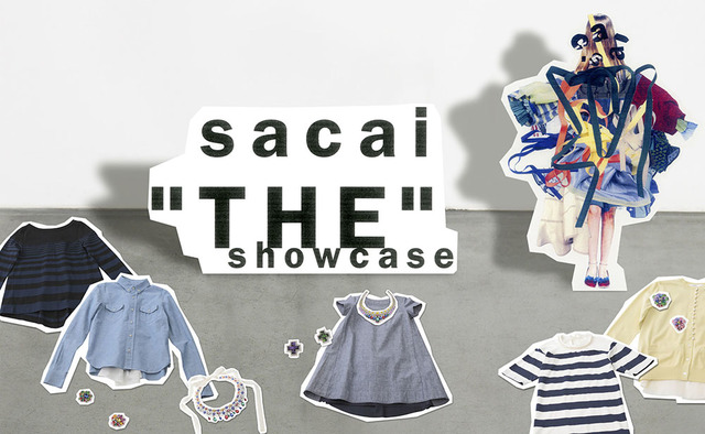 sacai "THE" showcaseでは、sacaiのクリエーションを紐解く内容