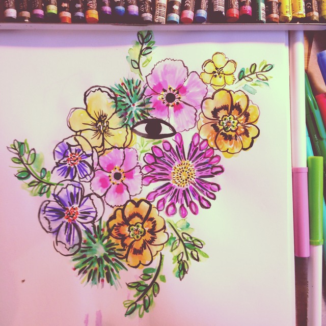 flower drawing