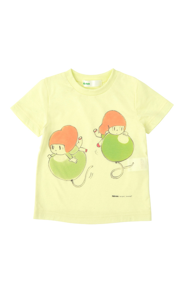 ふうせんマムアンちゃんTシャツ（キッズ、イエロー）