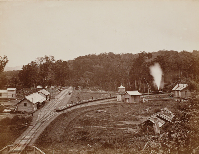 武林盛一 「幌内駅」 c.1871-1880