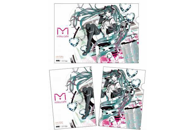 初音ミクとの限定コラボ商品（Ａ４クリアファイル）