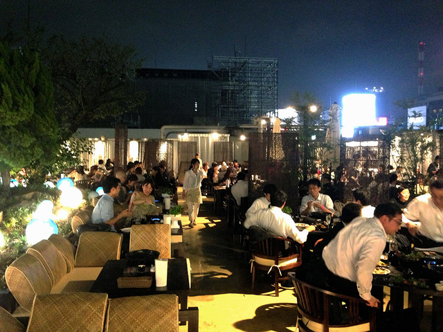 松屋銀座屋上ビアガーデン「Beer&BBQ&Bar terrace@888」