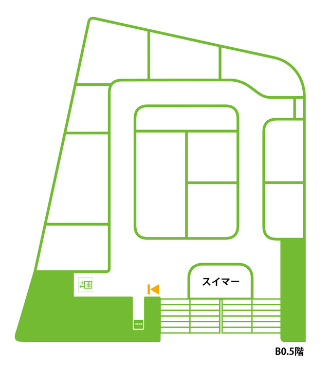 ラフォーレ原宿B1.5階