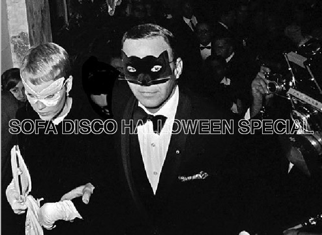 SOFA DISCO HALLOWEEN SPECIAL BLACK & WHITE MASQUERADE