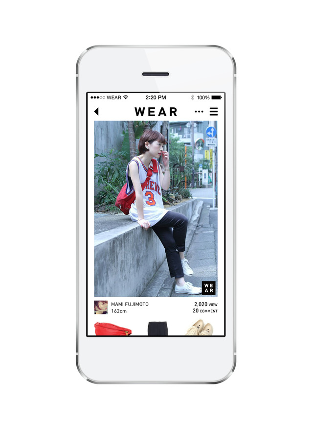 「WEAR」のコーディネートページ