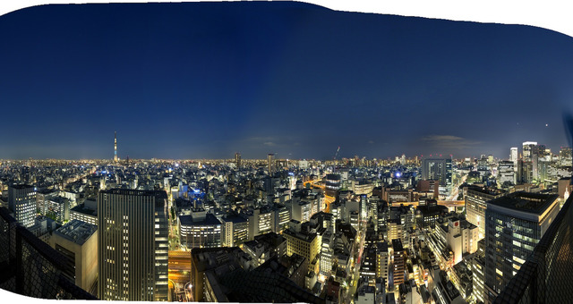 夜景（21階東面住戸より撮影）