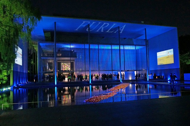 フルラの新作披露パーティーが開催された東京国立博物館法隆寺宝物館