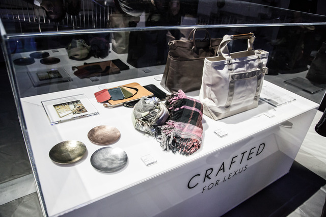 「CRAFTED FOR LEXUS」の製品展示