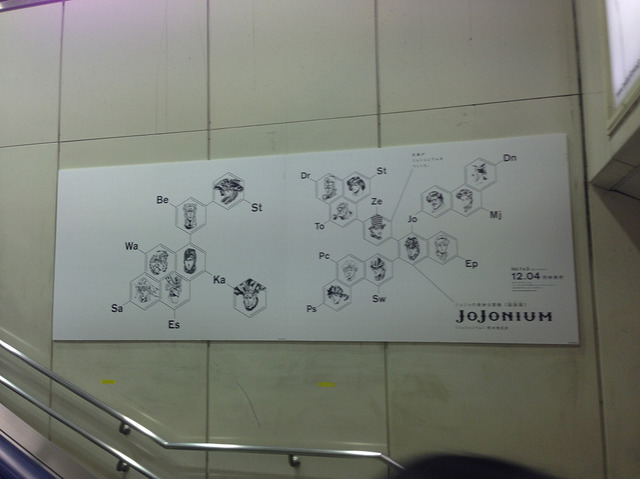 ジョジョの奇妙な冒険完全版「JoJonium」が渋谷駅をジャック中ッ！