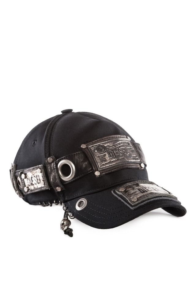 純正新販売 DIESEL REBOOT-BLACK-BIKER-CAP ニコラ - 帽子