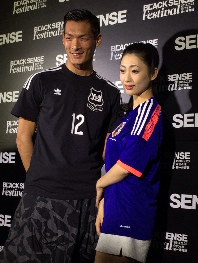 THE BLACK SENSE FESTIVAL 2014に登場した、槙野選手と壇蜜