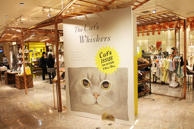 「Cat’s ISSUE POP-UP STORE@ISETAN」開催中