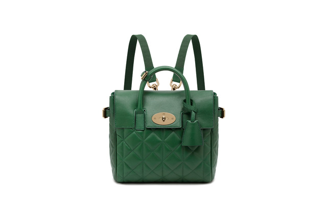 Green Quilted Nappa