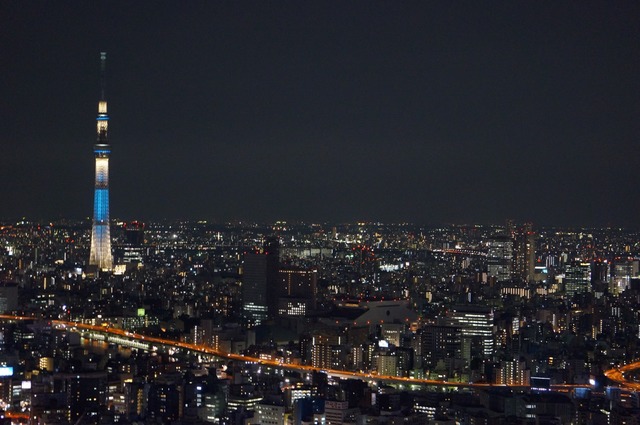 マンダリン オリエンタル 東京「センス」から眺める夜景