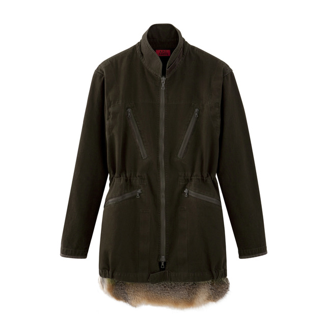 Swiss army parkawith fur（13万円）