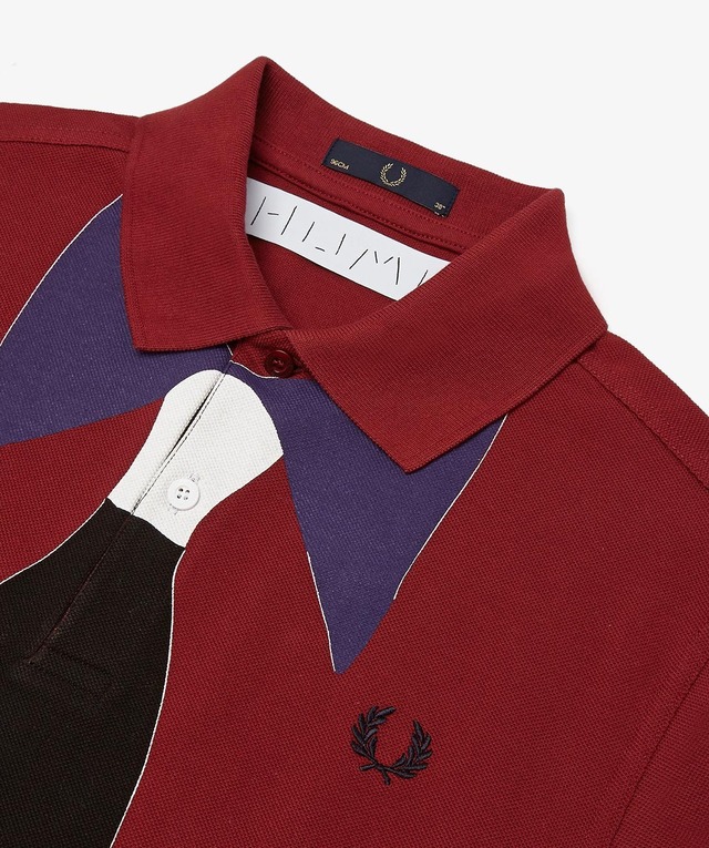 「Gary Hume Tie Print Fred Perry Shirt」